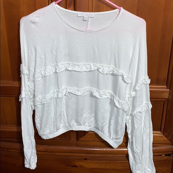 Cropped white long sleeve - Picture 1 of 1